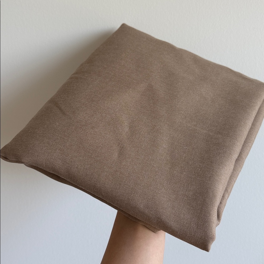 3/$30 Brown Wool/Polyester Blend Fabric